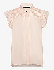 Bruuns Bazaar - CamillaBBNicole shirt - lühikeste varrukatega pluusid - light peach - 0