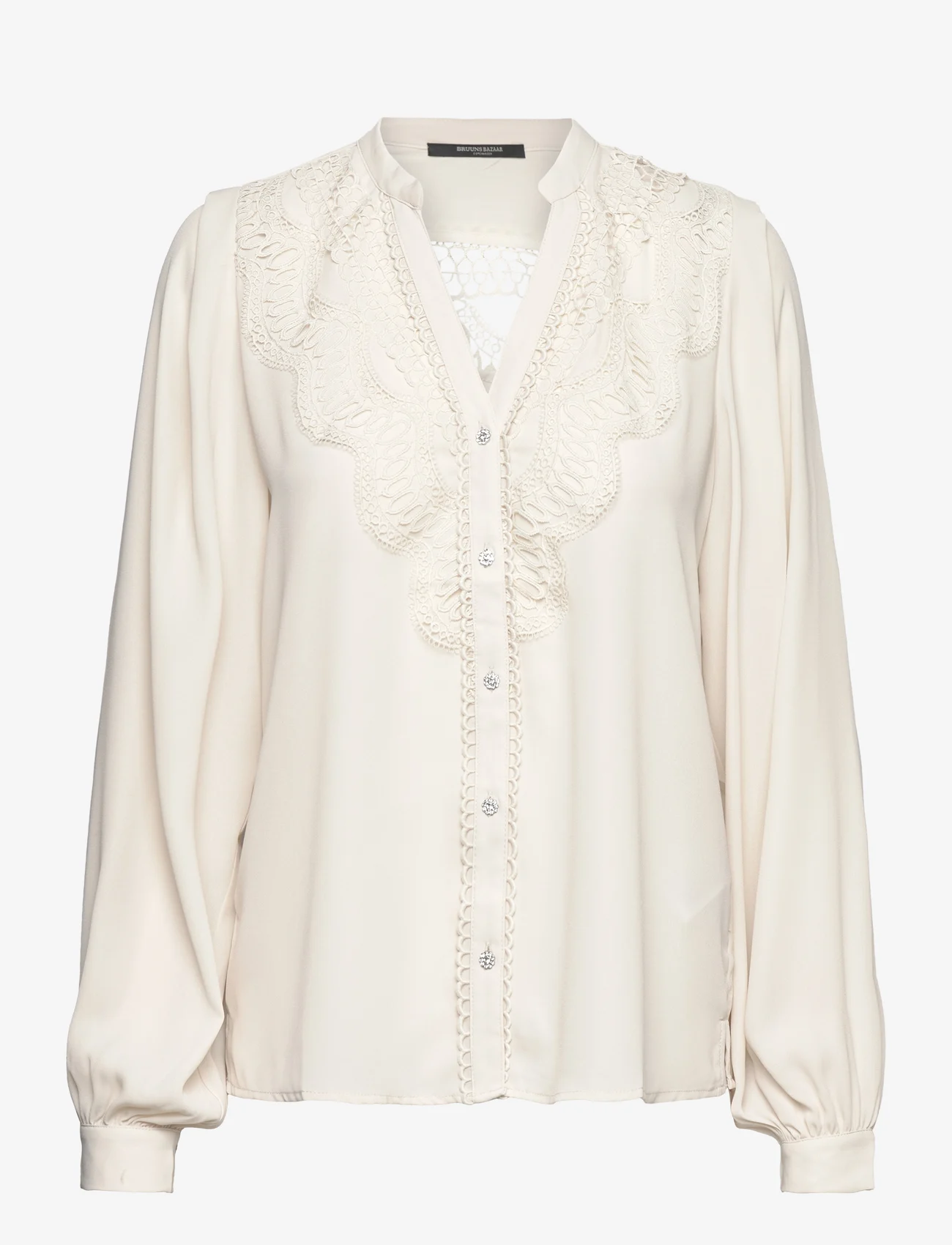 Bruuns Bazaar - CamillaBBAbenas shirt - långärmade skjortor - kit - 0