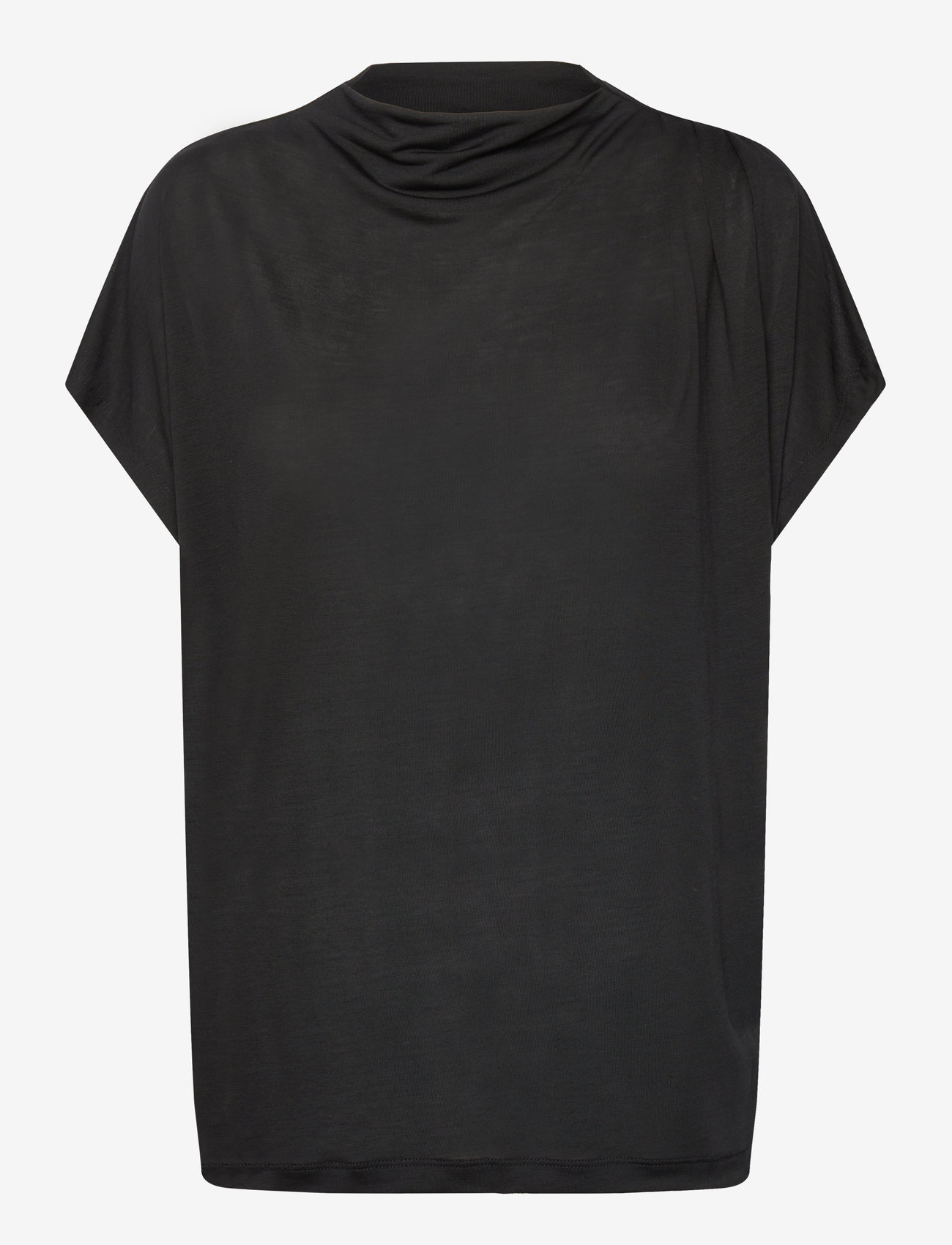 Bruuns Bazaar - KatkaBBGinna blouse - kortärmade blusar - black - 0