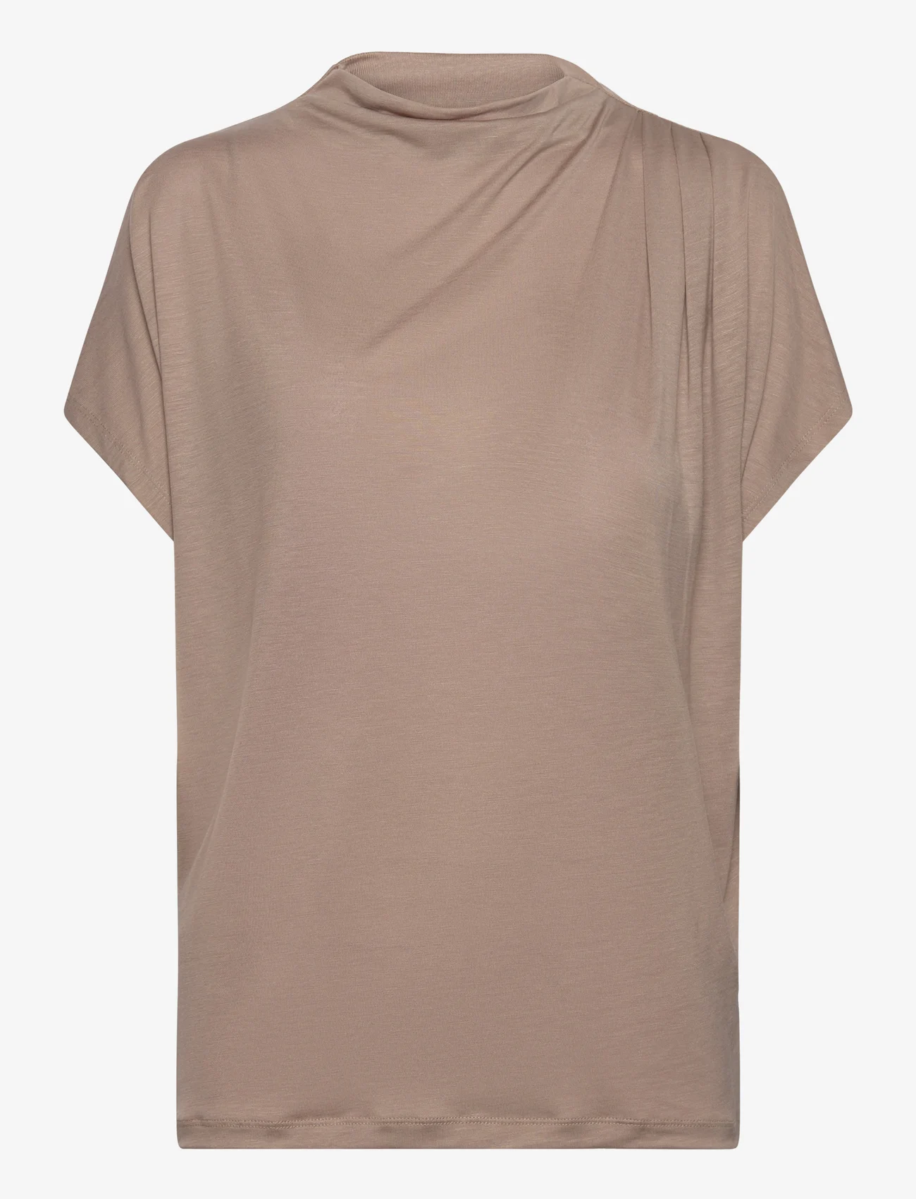 Bruuns Bazaar - KatkaBBGinna blouse - t-särgid - roasted grey khaki - 0