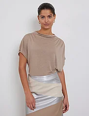 Bruuns Bazaar - KatkaBBGinna blouse - t-särgid - roasted grey khaki - 2