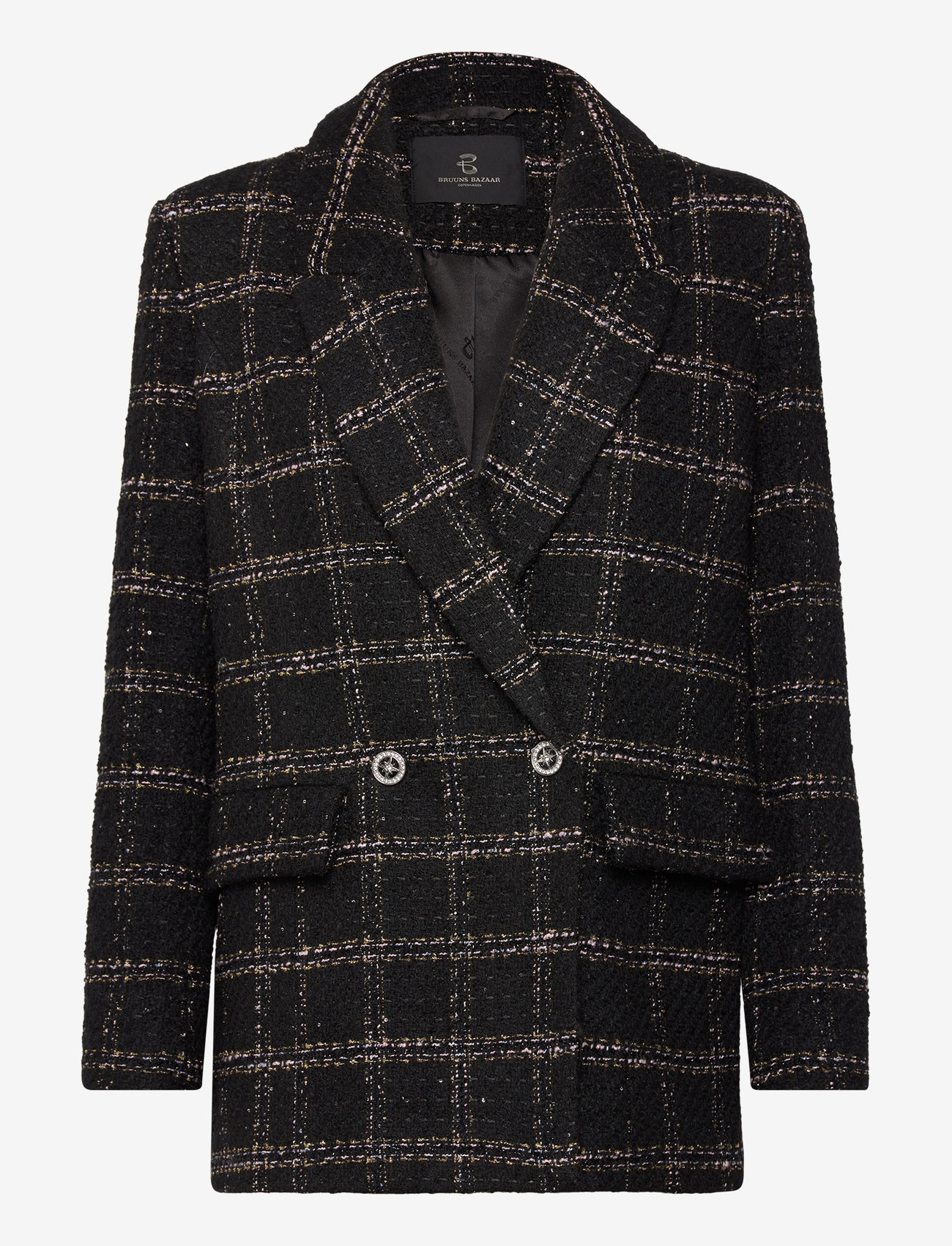 Bruuns Bazaar - AzollaBBGrande blazer - double breasted blazers - black - 0