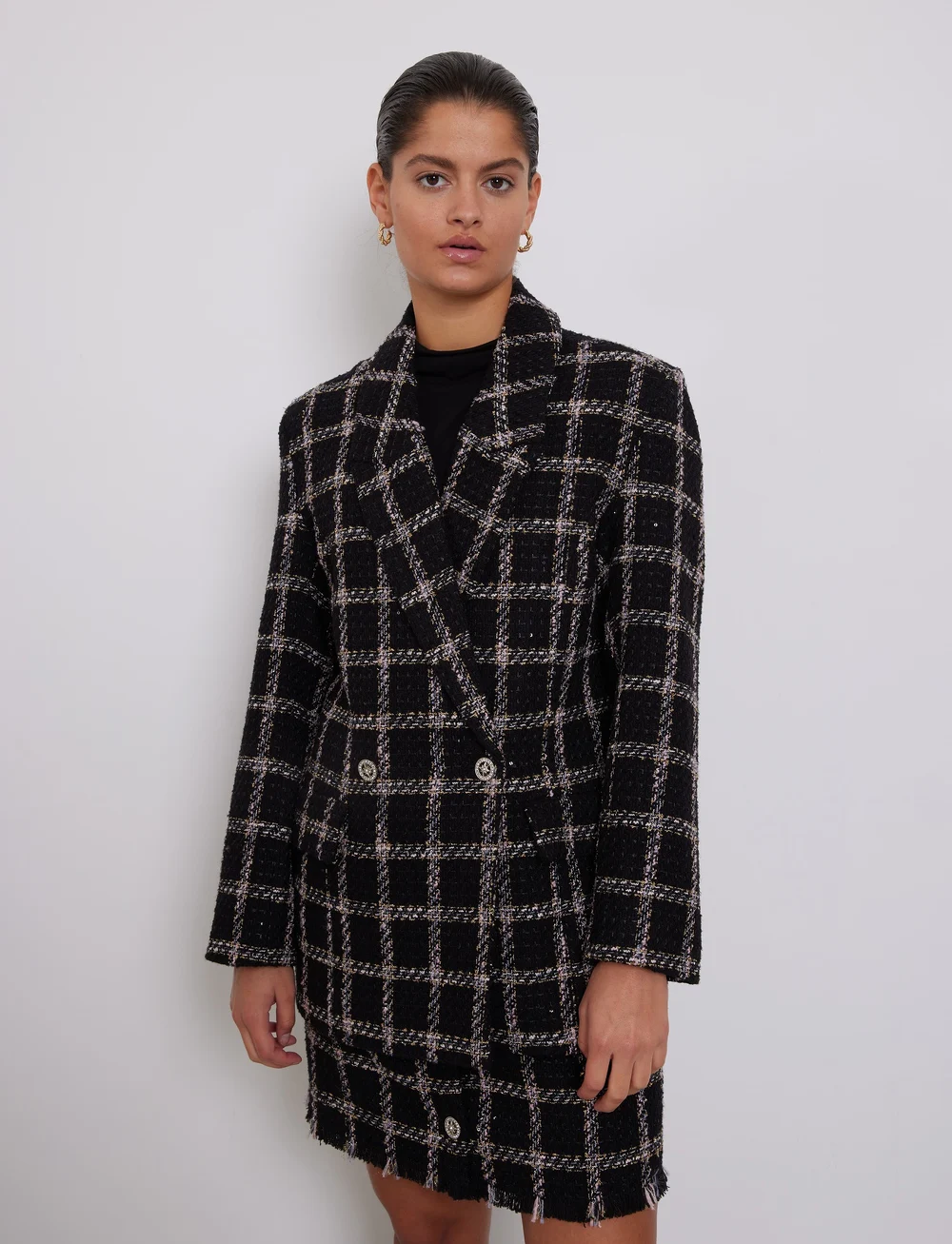 Bruuns Bazaar - AzollaBBGrande blazer - zweireihige blazer - black - 0