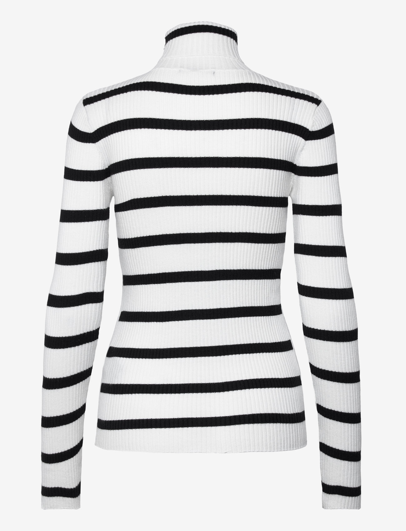 Bruuns Bazaar - EnceliaBBIrena roll neck - snow white w black - 1