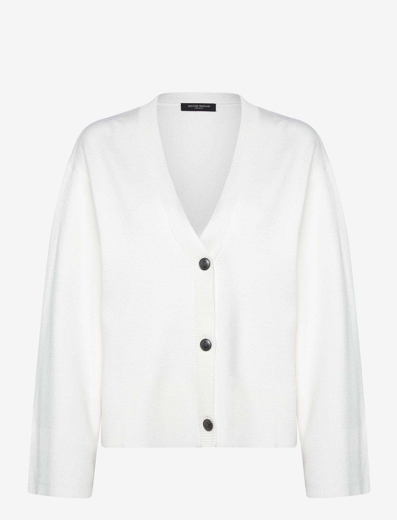 Bruuns Bazaar - EnceliaBBBeth knit cardigan - snow white - 1
