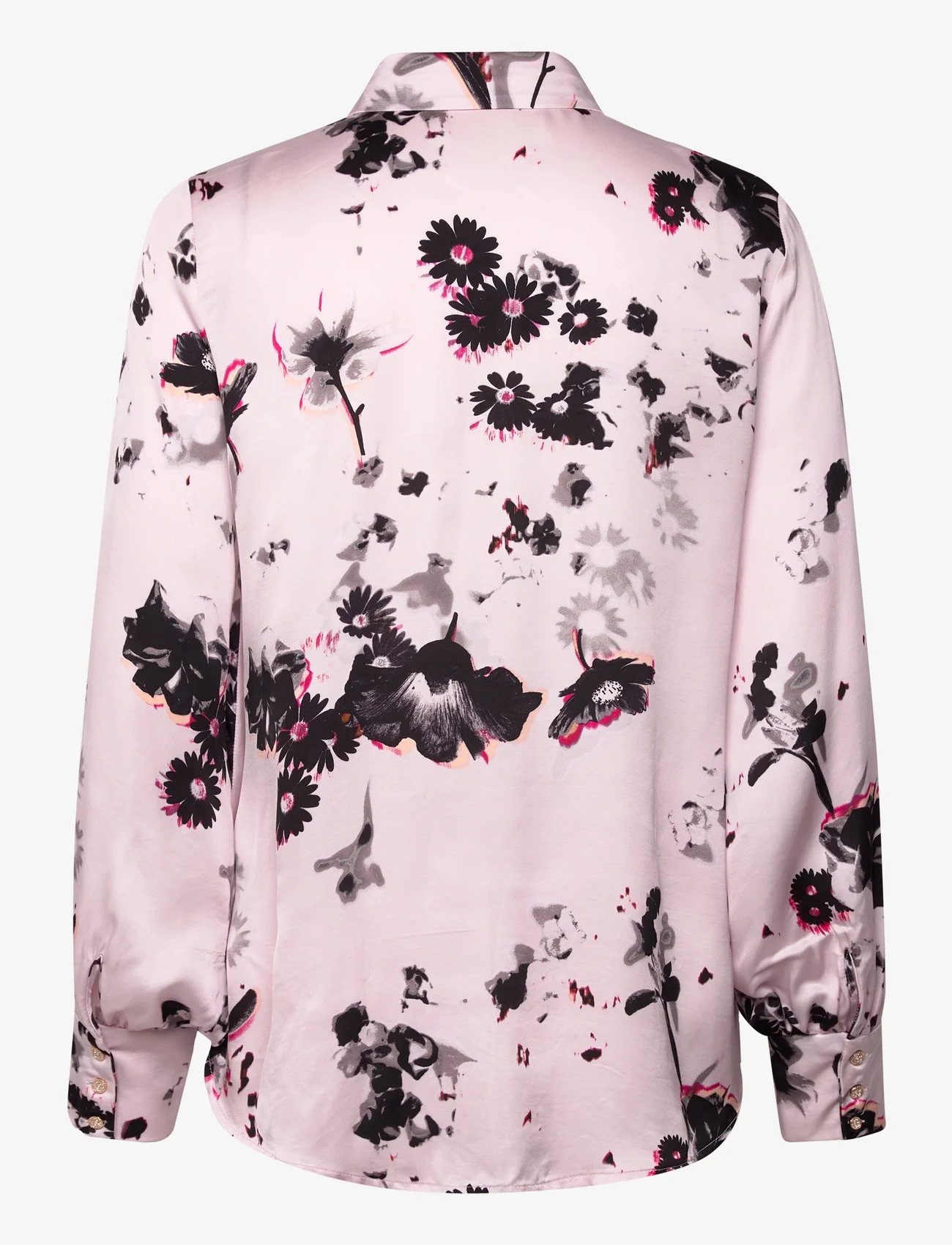 Bruuns Bazaar - FloretBBNaiva shirt - marškiniai ilgomis rankovėmis - light pink aop - 1