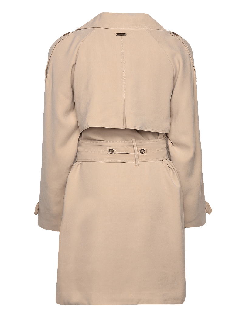 Bruuns Bazaar - BellsBBIdara coat - trenchcoats - roasted grey khaki - 1