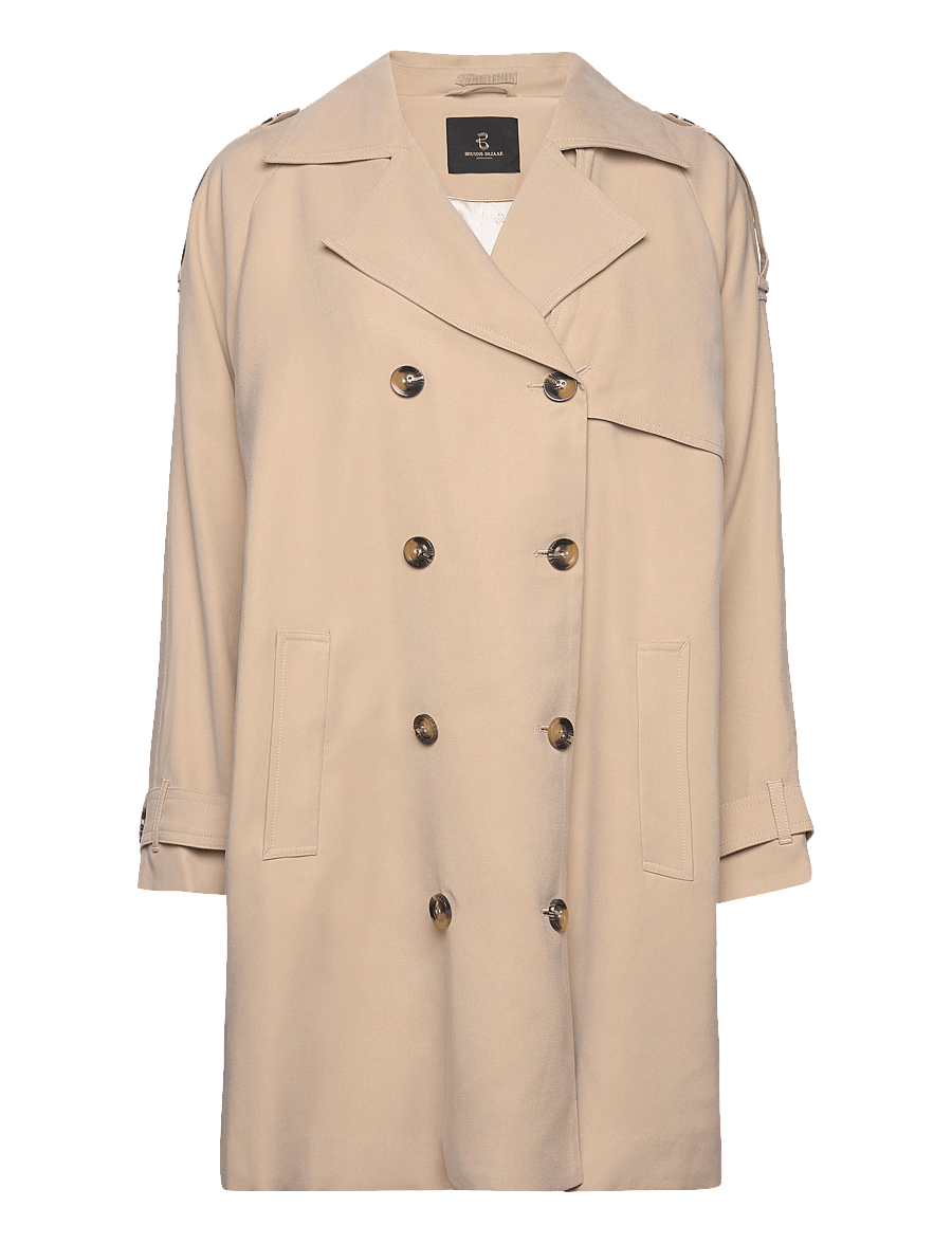 Bruuns Bazaar - BellsBBIdara coat - lietpalčiai - roasted grey khaki - 2