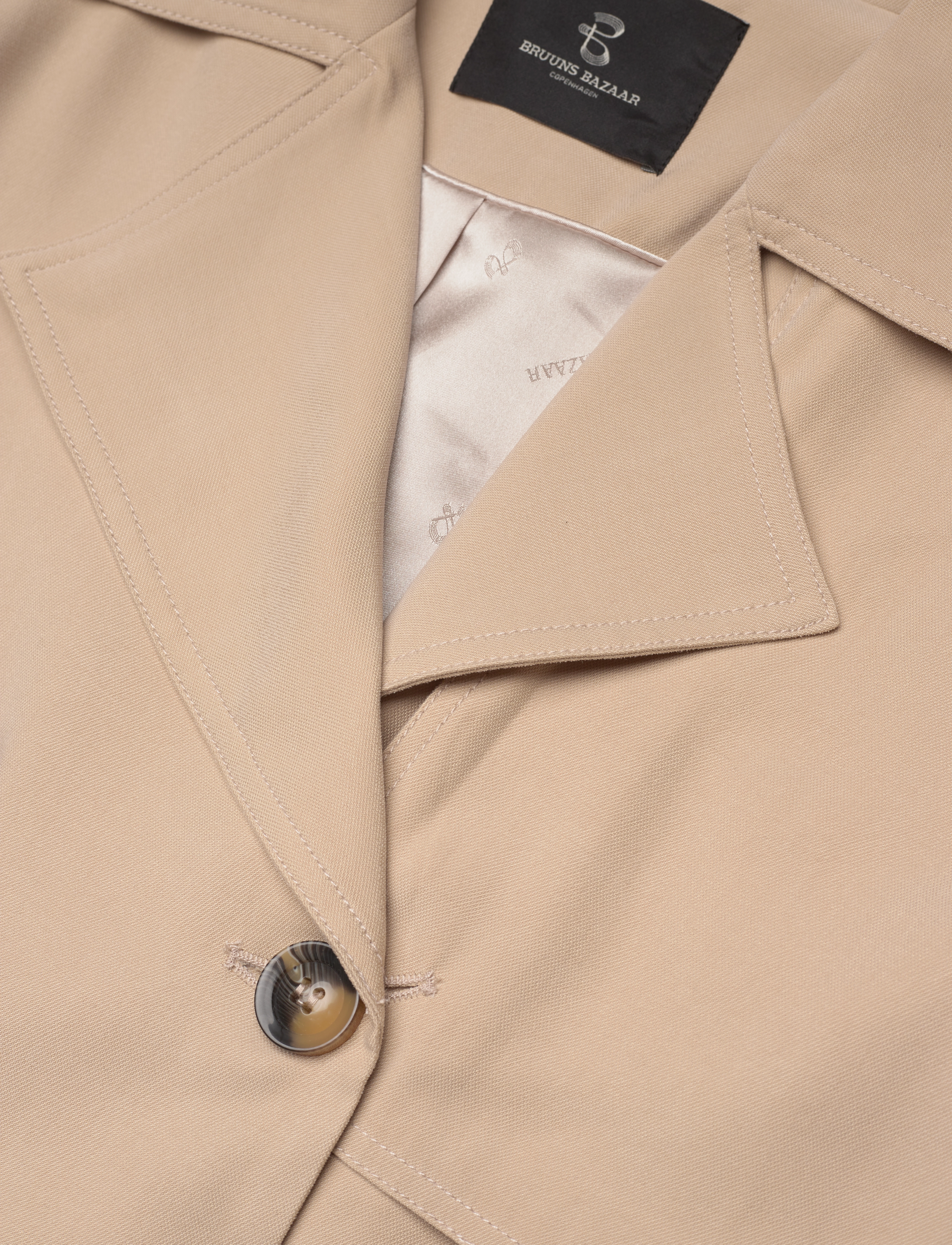 Bruuns Bazaar - BellsBBIdara coat - trenchcoats - roasted grey khaki - 3