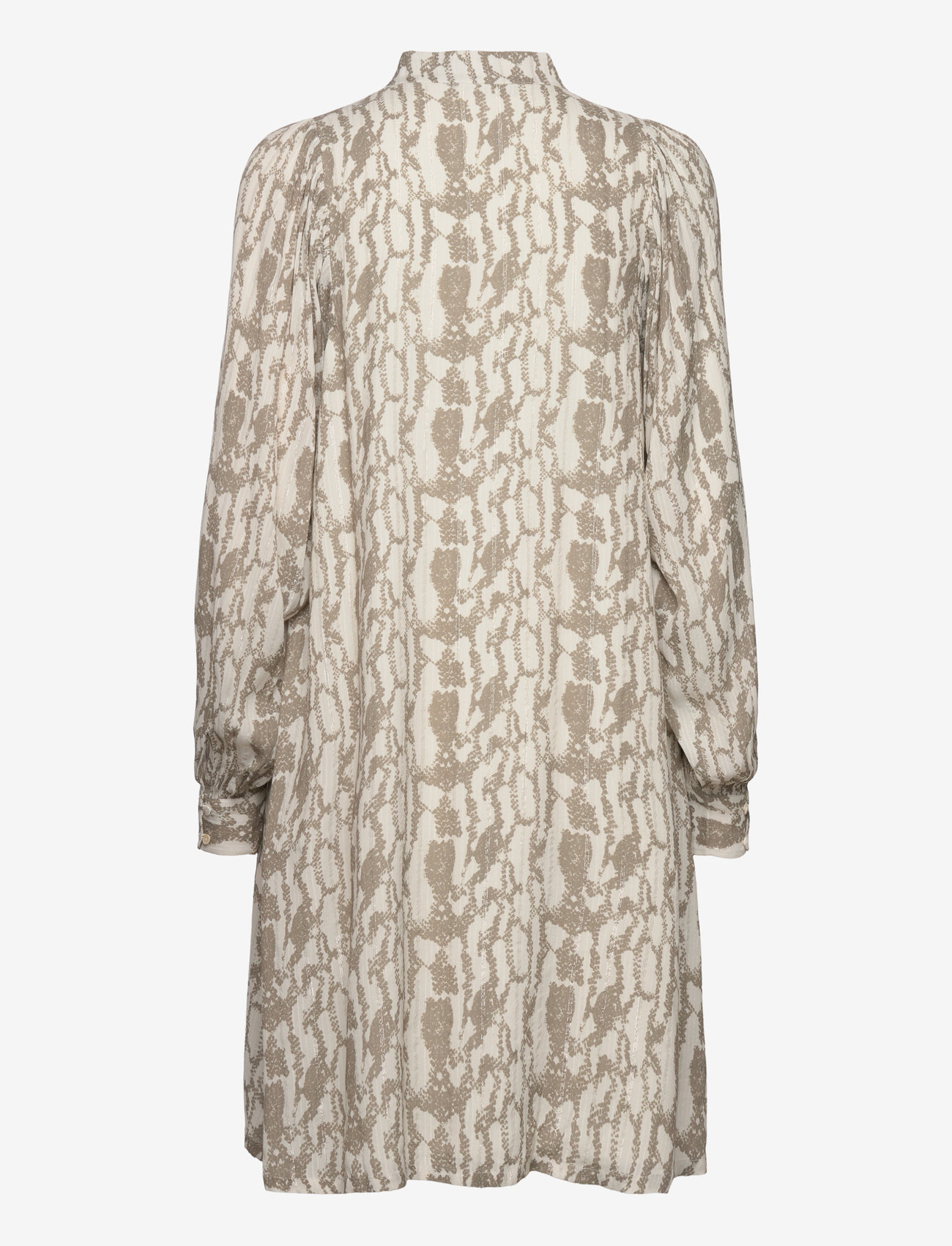 Bruuns Bazaar - BarbareaBBPhilina dress - skjortekjoler - khaki snake print - 2