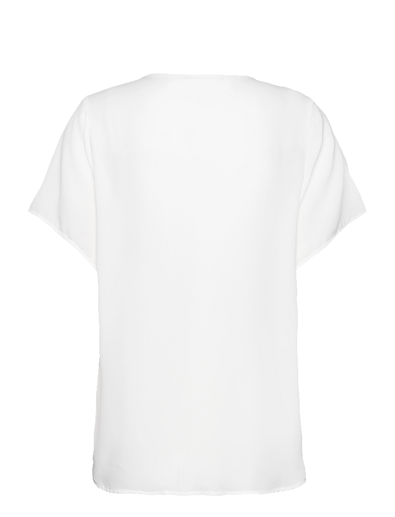 Bruuns Bazaar - CamillaBBCathrin blouse - short-sleeved blouses - snow white - 2