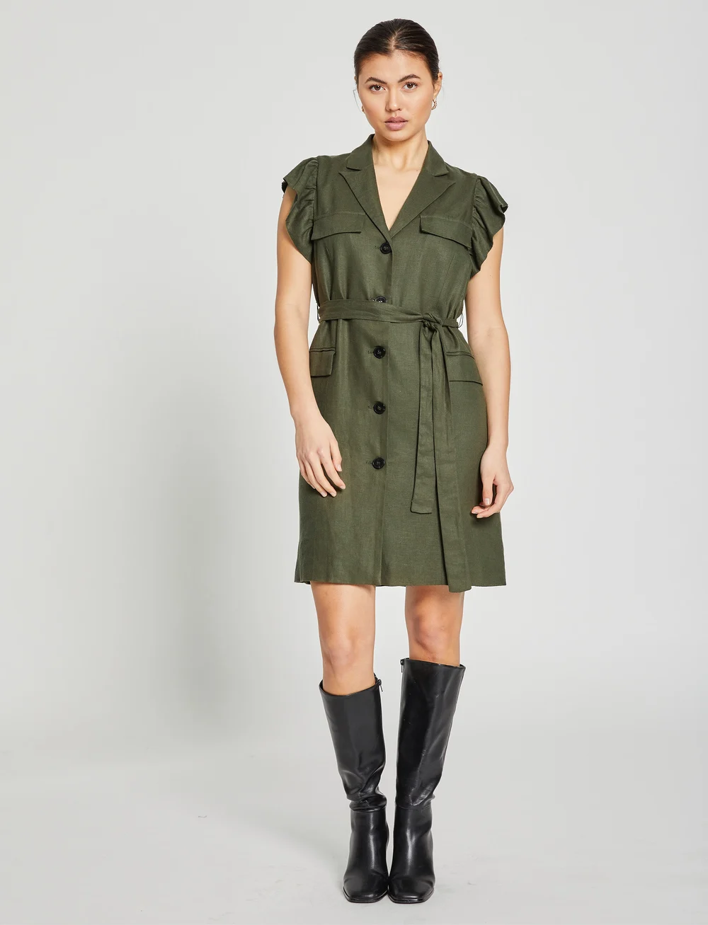 Bruuns Bazaar - OxalisBBGaia dress - robes courtes - deep depths - 0