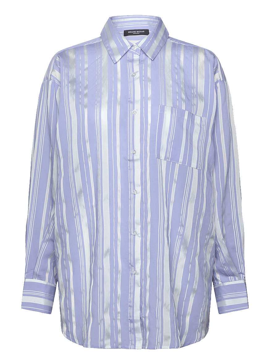 Bruuns Bazaar - SwiniesBBLouise shirt - blue stripe - 1
