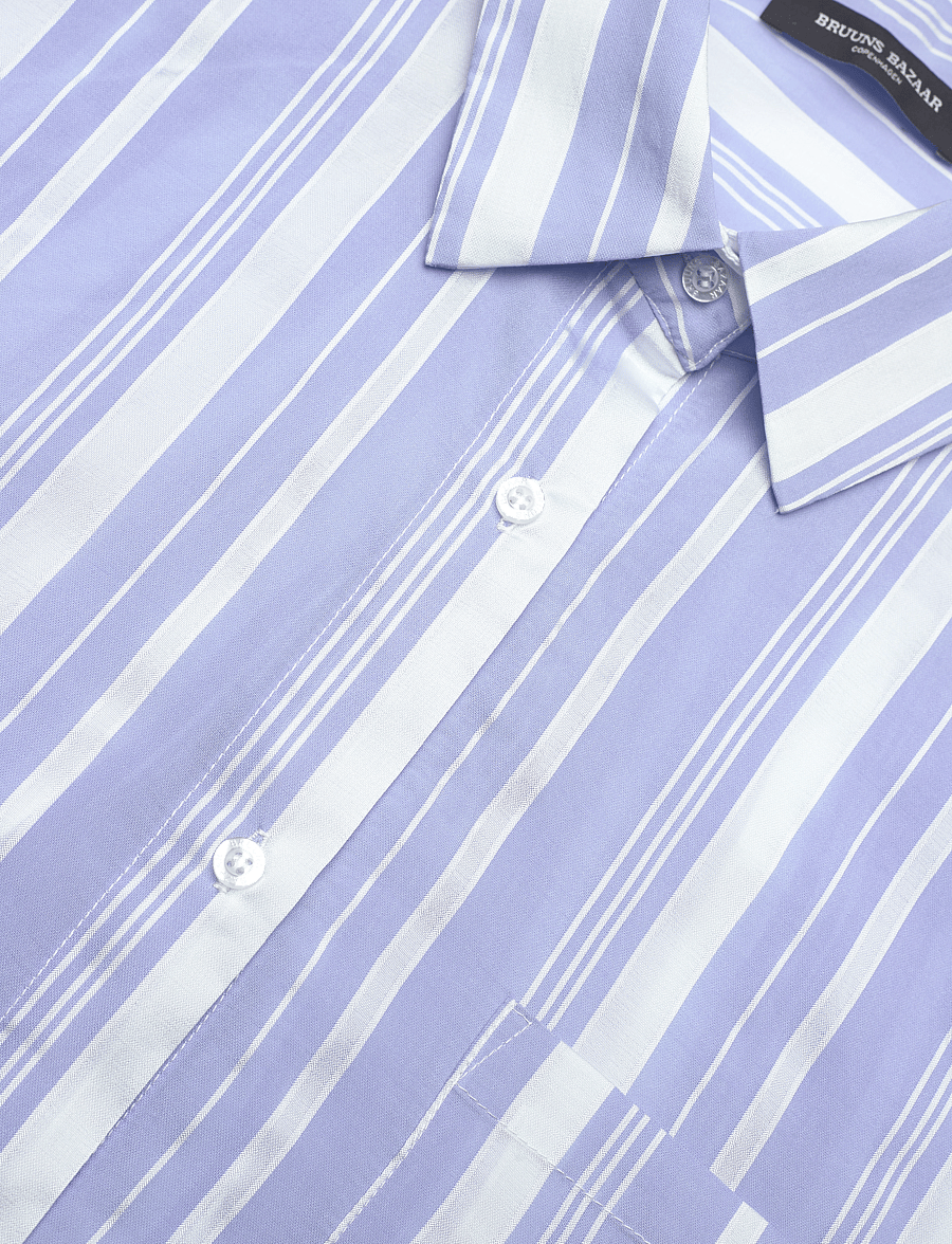 Bruuns Bazaar - SwiniesBBLouise shirt - blue stripe - 3