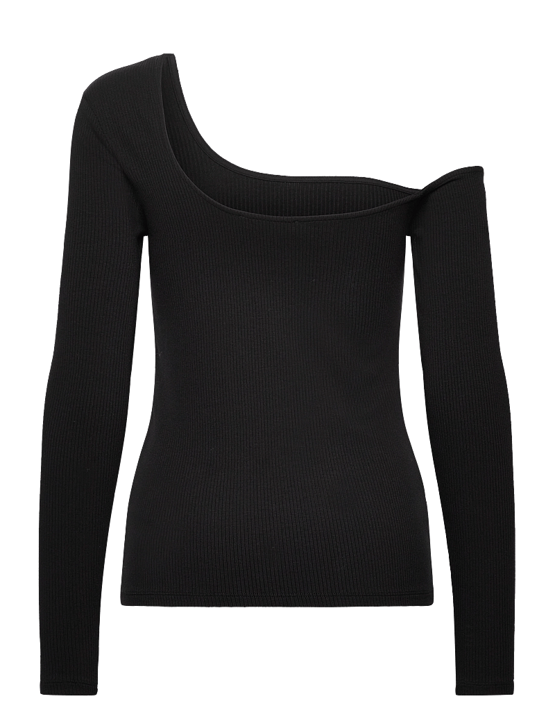 Bruuns Bazaar - LuteaBBCelisa top - långärmade toppar - black - 2