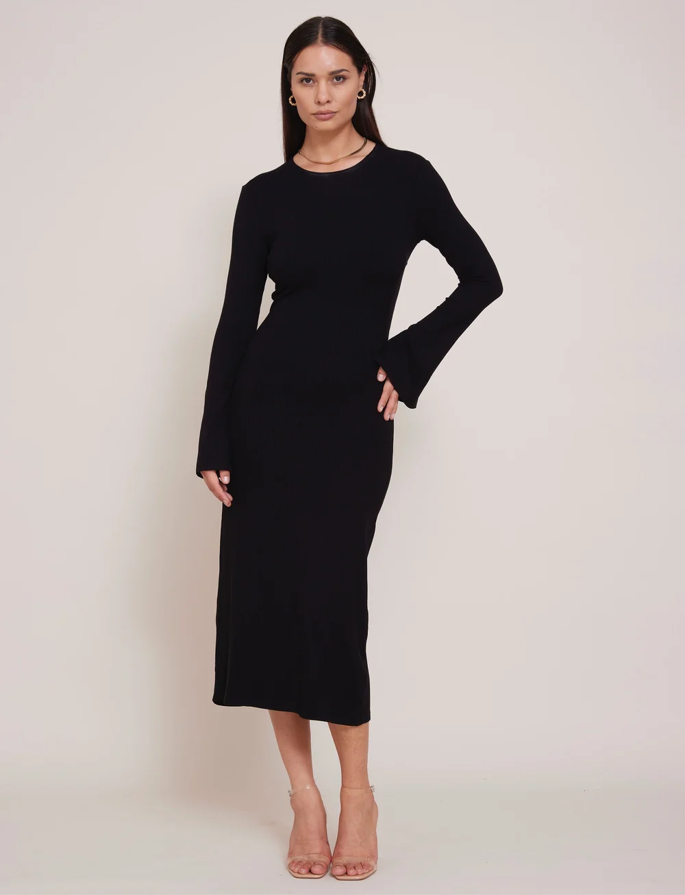 Bruuns Bazaar - LuteaBBElliana dress - knitted dresses - black - 0