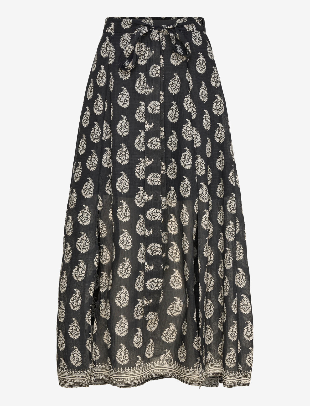 Bruuns Bazaar - DuscleBBMaela skirt - maxi nederdele - black/cream - 0