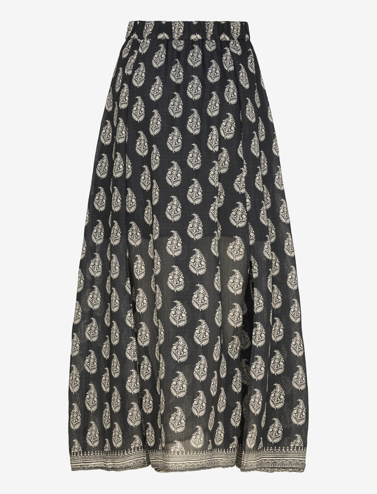 Bruuns Bazaar - DuscleBBMaela skirt - maxi nederdele - black/cream - 1