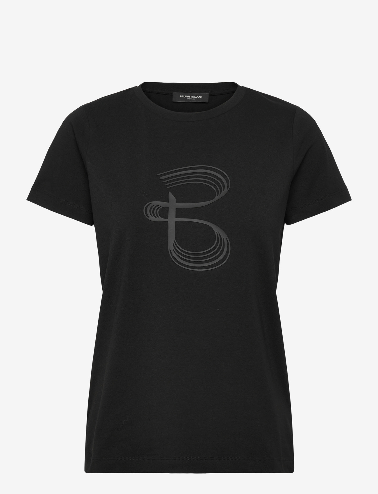 Bruuns Bazaar - AlnusBBRuba tee - t-shirts - black - 0