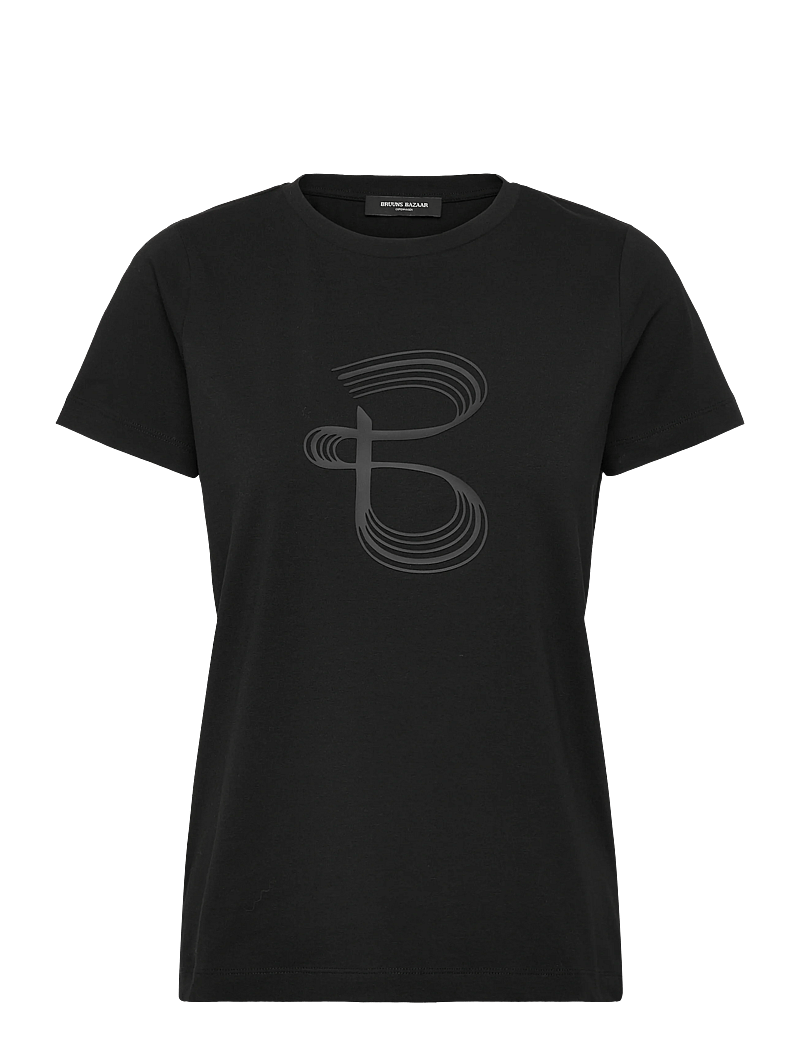 Bruuns Bazaar - AlnusBBRuba tee - t-shirts - black - 0