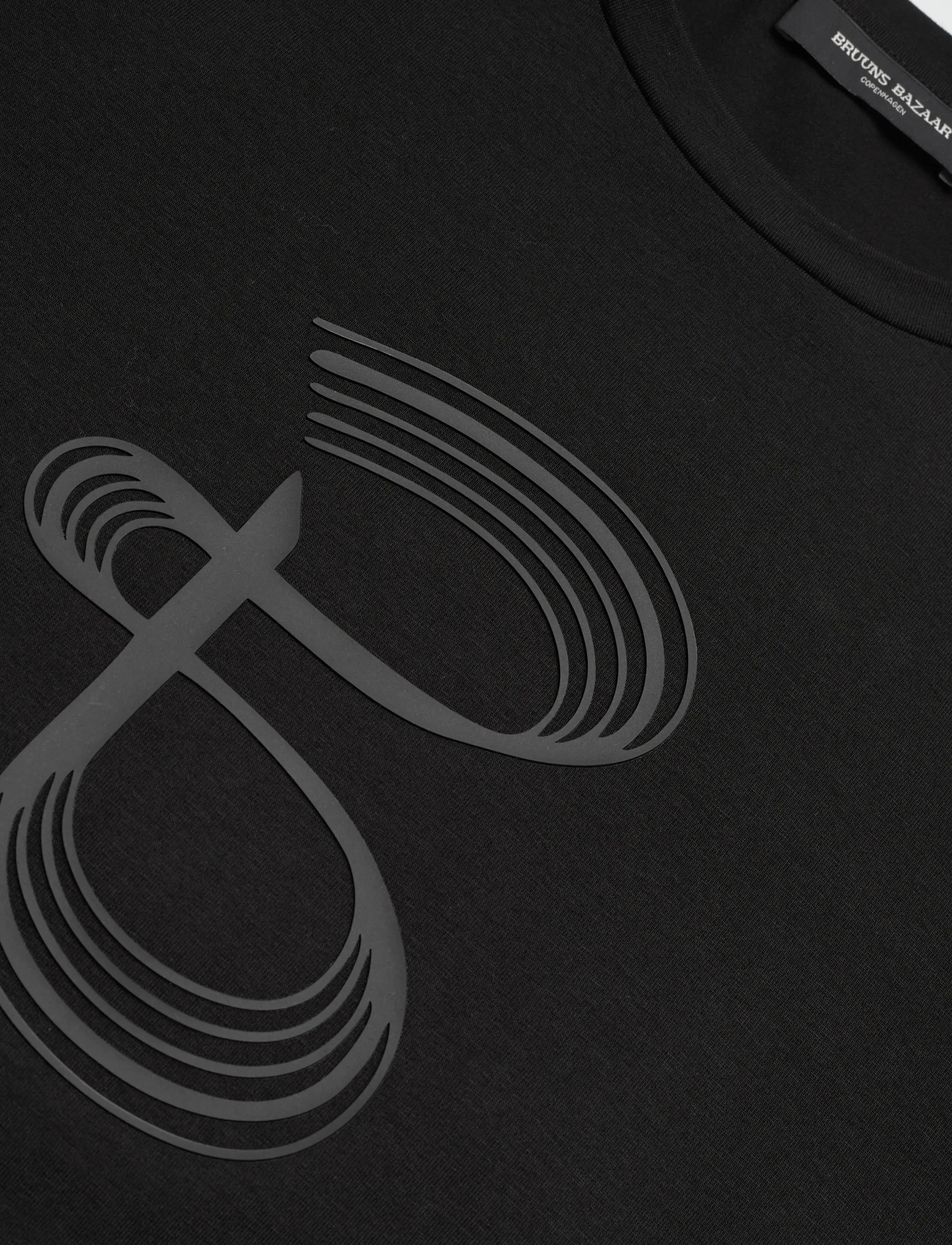 Bruuns Bazaar - AlnusBBRuba tee - t-särgid - black - 2