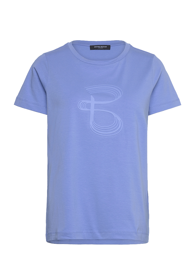 Bruuns Bazaar - AlnusBBRuba tee - t-shirt & tops - cornflower blue - 1
