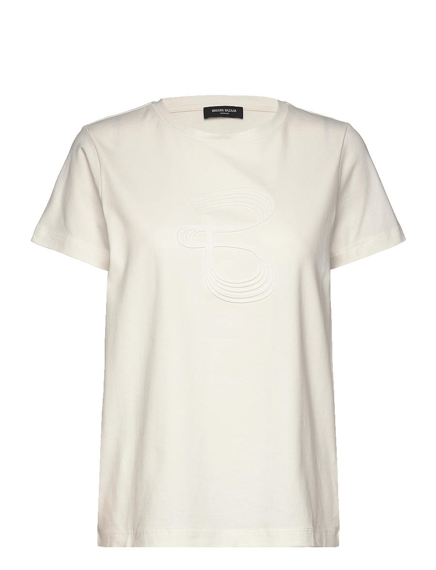 Bruuns Bazaar - AlnusBBRuba tee - t-shirts - white - 0