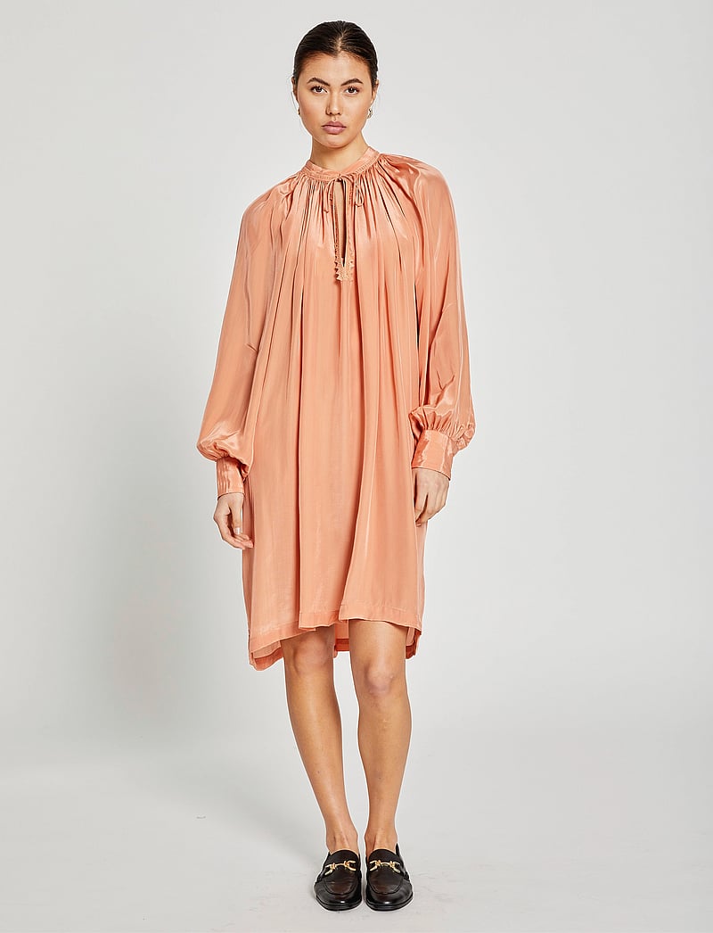 Bruuns Bazaar - PopulusBBHazy Dress - korte kjoler - burned orange - 0