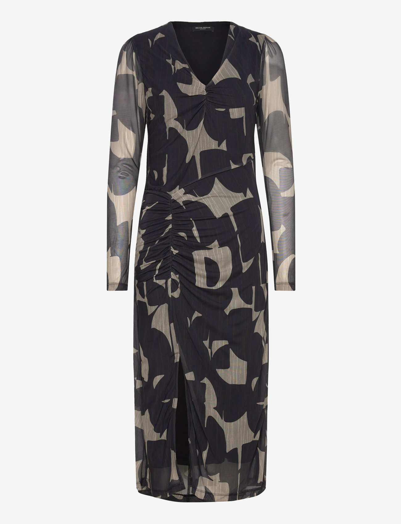 Bruuns Bazaar - PhloxBBNanah dress - midikleider - black/sand print - 0