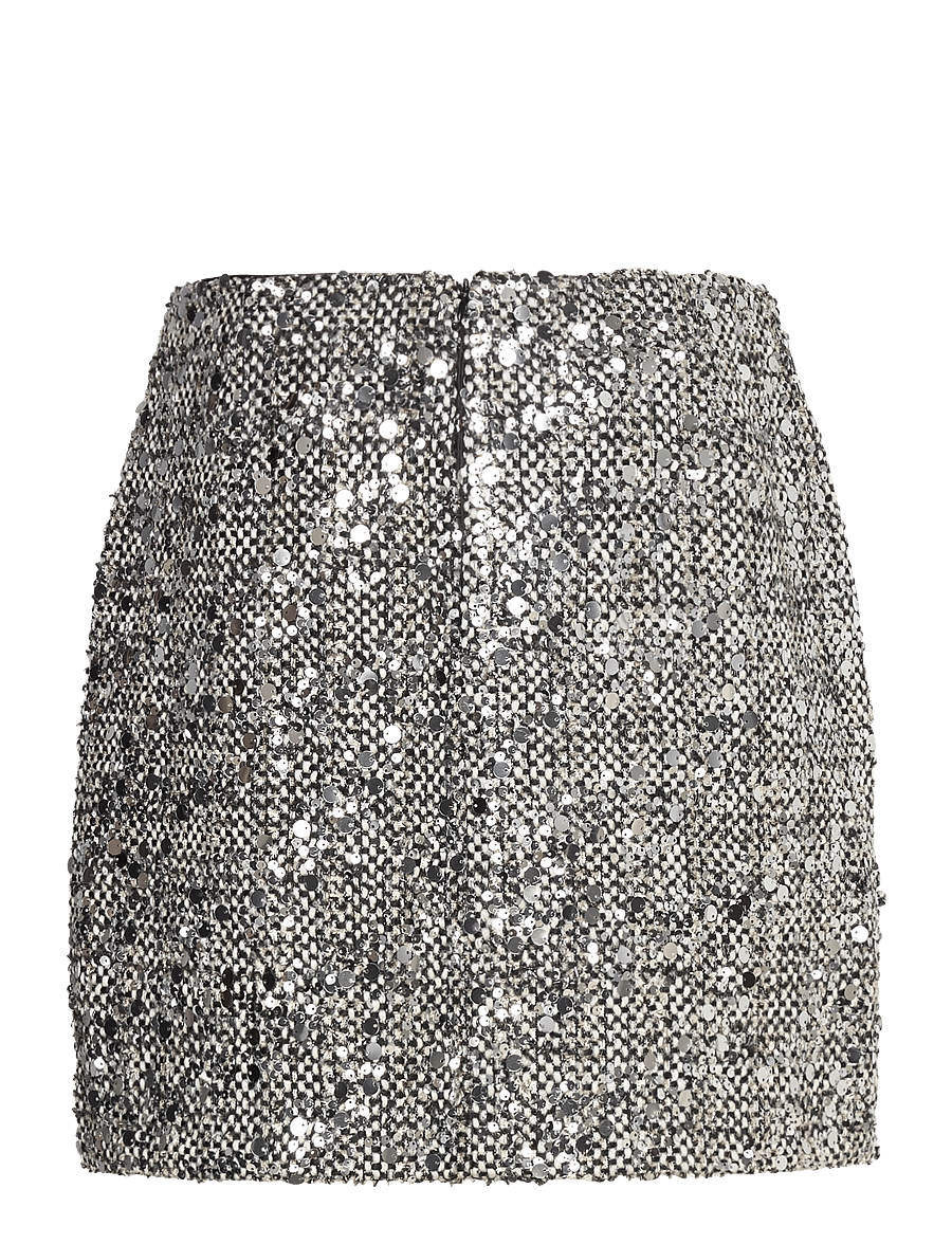 Bruuns Bazaar - FrangiBBSanna skirt - paljettskjørt - black/white - 2