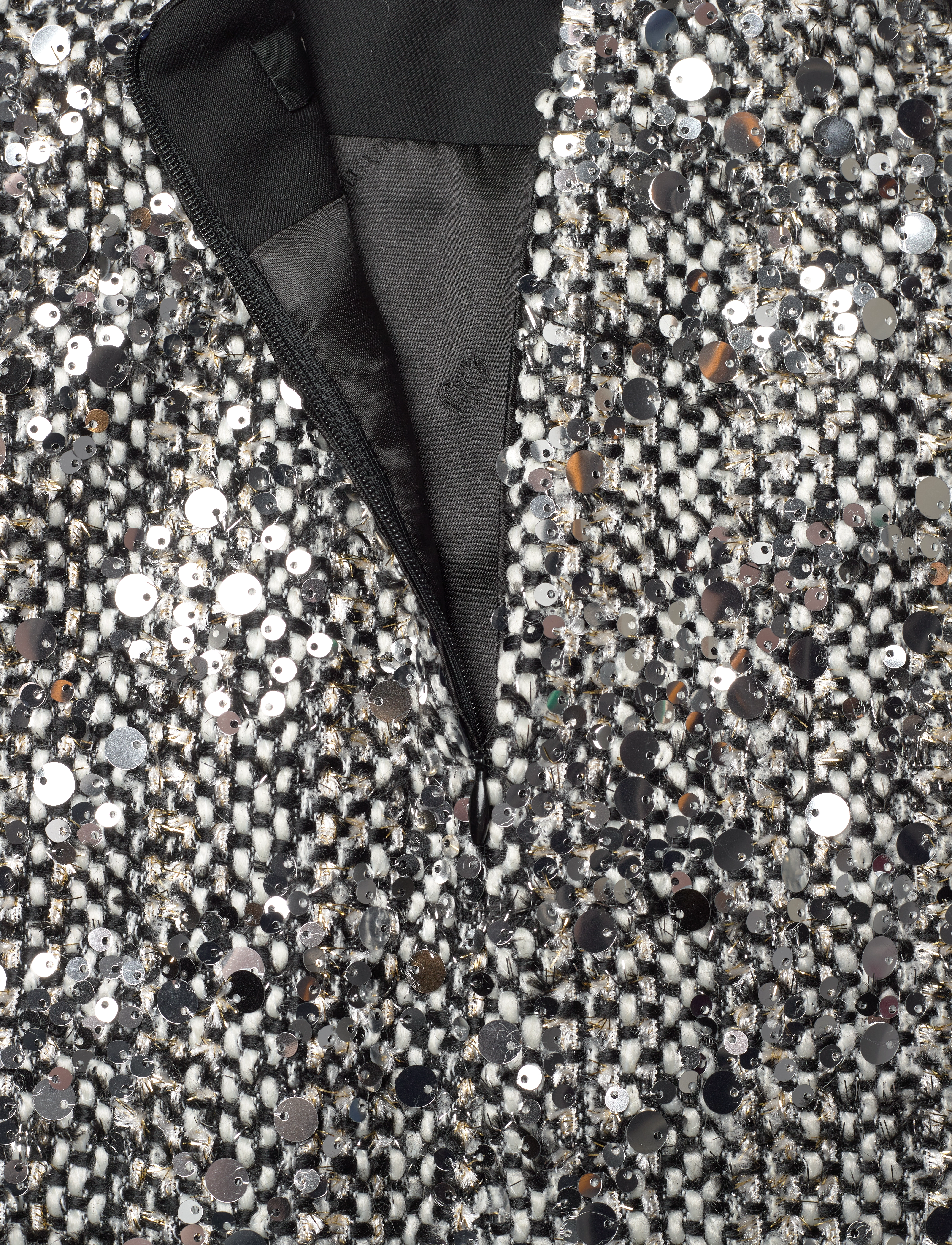 Bruuns Bazaar - FrangiBBSanna skirt - paljettskjørt - black/white - 3