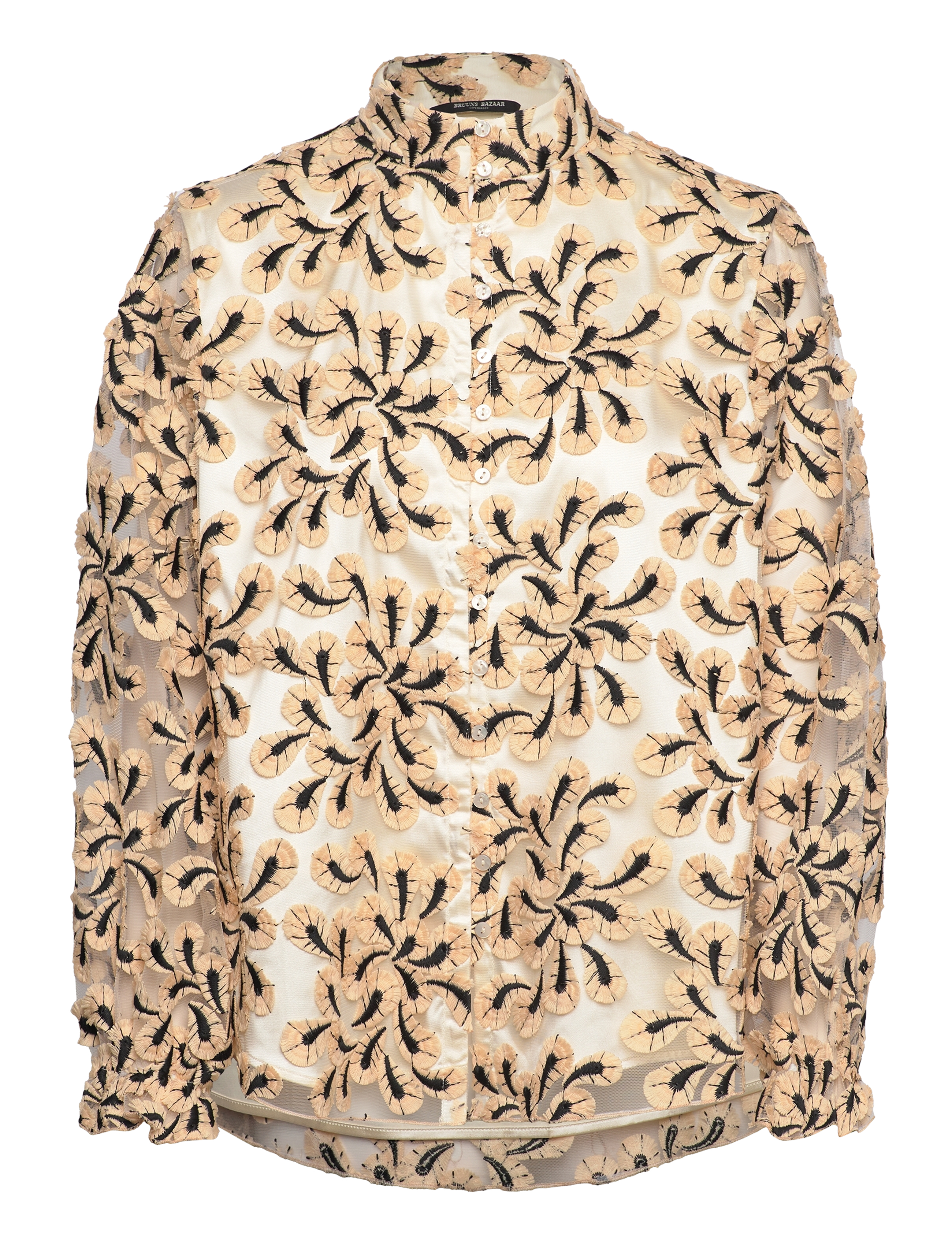 Bruuns Bazaar BouvardiaBBMeasa shirt - Kleding - PEACH FEATHER / cream