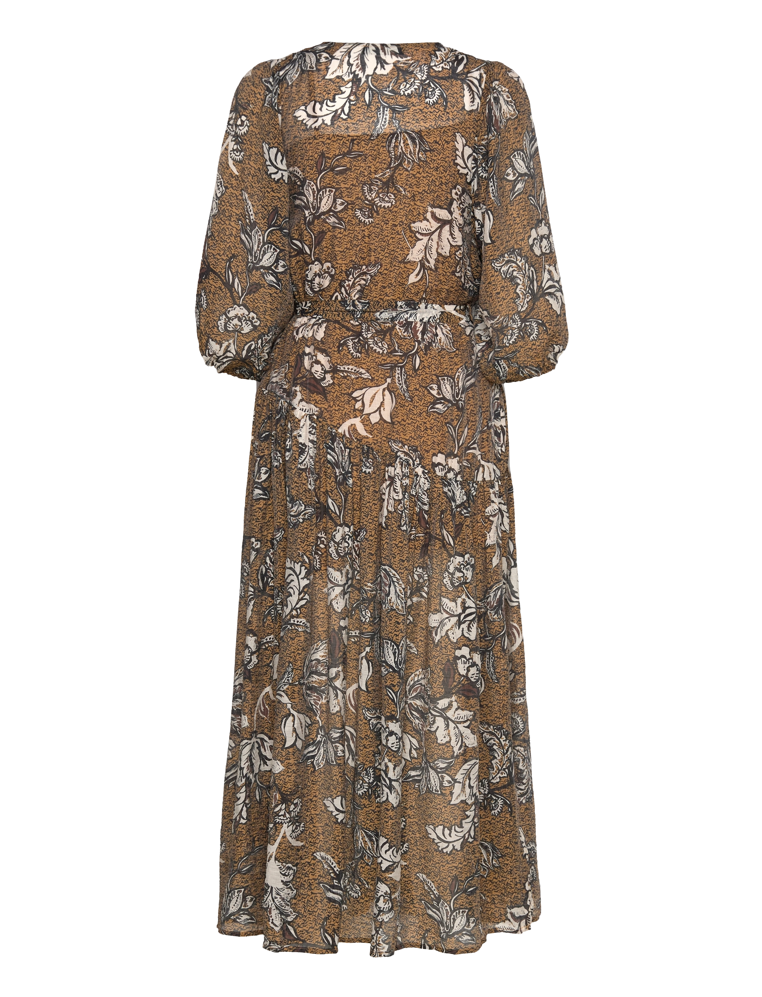 Bruuns Bazaar - DuscleBBHanie dress - maxikleider - brown flower print - 2