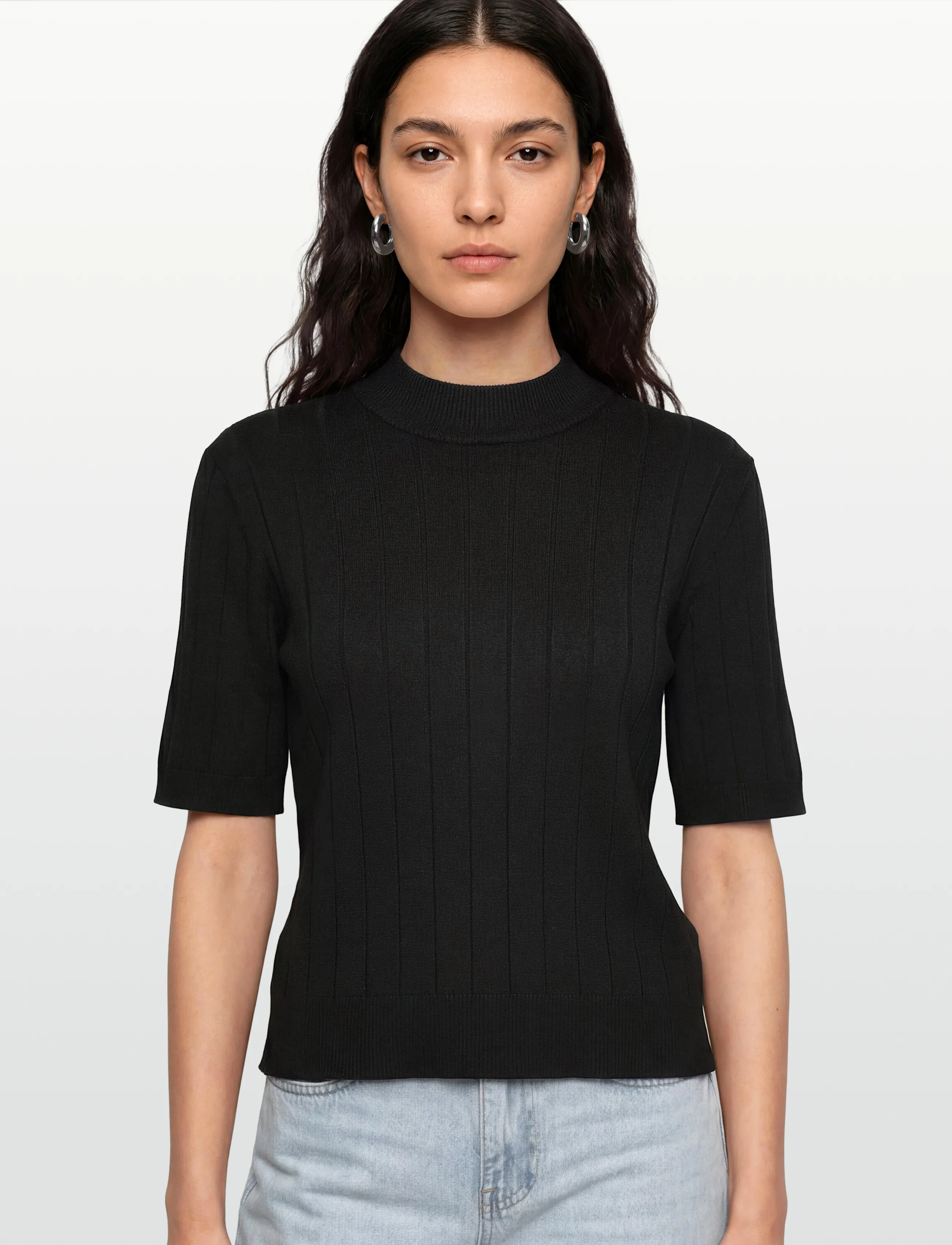 Bruuns Bazaar - AnemoneBBGlady knit - stickade tröjor - black - 3