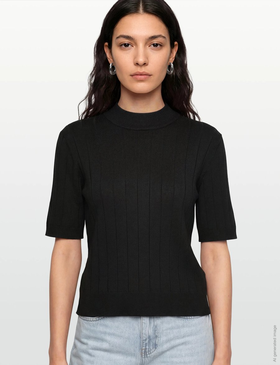 Bruuns Bazaar - AnemoneBBGlady knit - stickade tröjor - black - 3