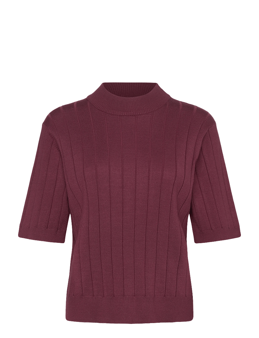 Bruuns Bazaar - AnemoneBBGlady knit - sviitrid - bordeaux - 0