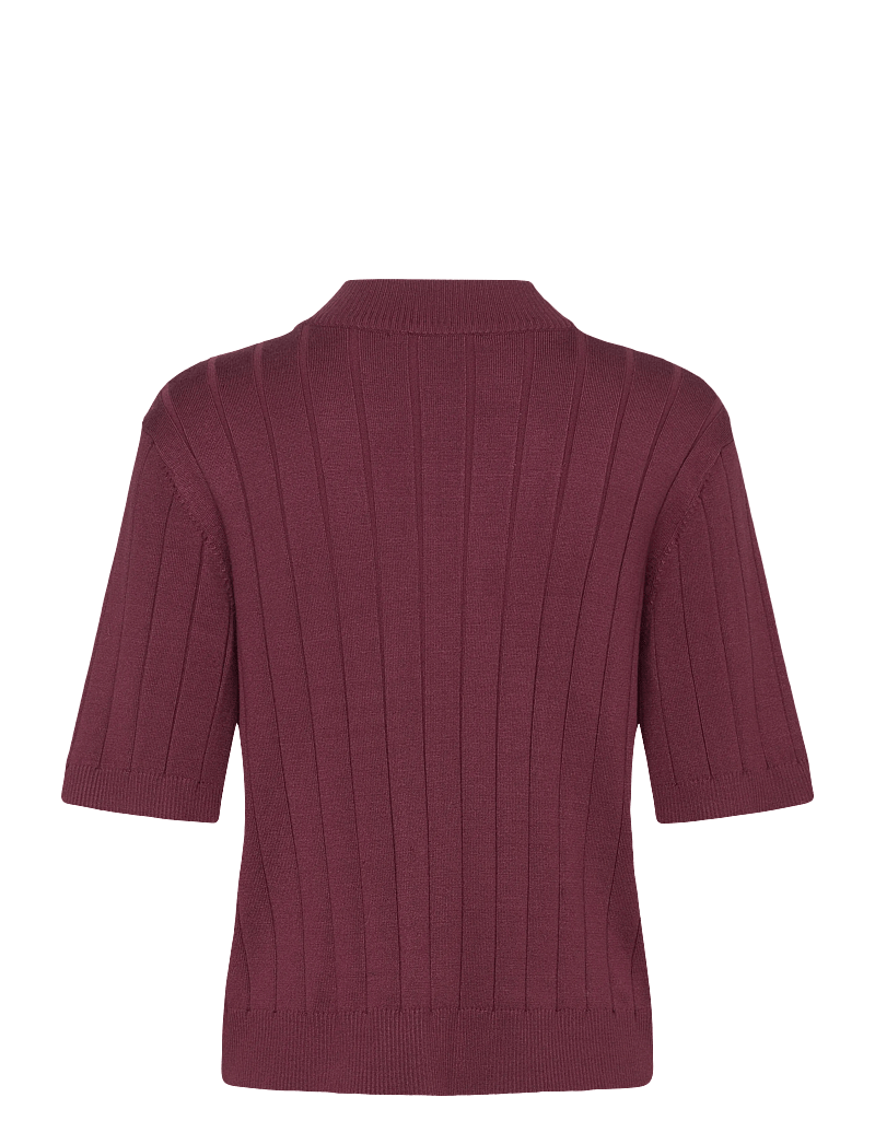 Bruuns Bazaar - AnemoneBBGlady knit - tröjor - bordeaux - 1