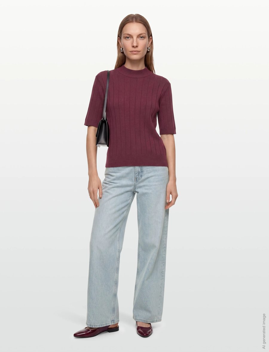 Bruuns Bazaar - AnemoneBBGlady knit - pullover - bordeaux - 0