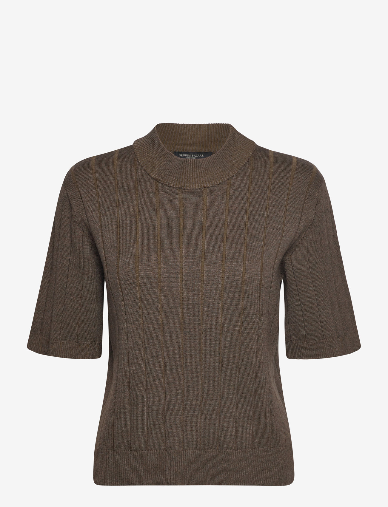 Bruuns Bazaar - AnemoneBBGlady knit - autumn clothing - shitake melange - 0