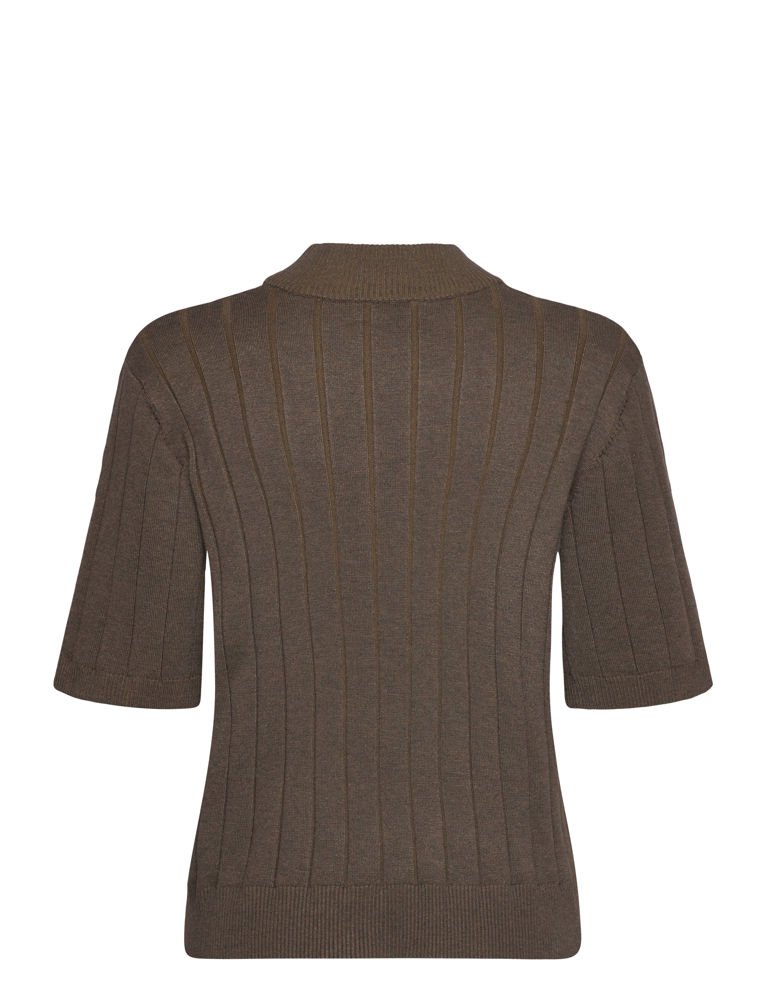 Bruuns Bazaar - AnemoneBBGlady knit - rullekraver - shitake melange - 2