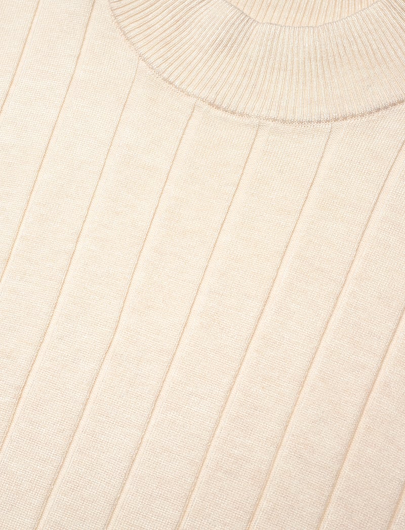 Bruuns Bazaar - AnemoneBBGlady knit - megztiniai su aukšta apykakle - white cream melange - 2