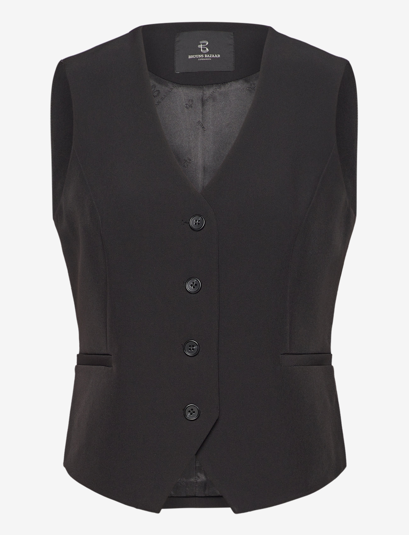 Bruuns Bazaar - RubySusBBBielle waistcoat - black - 0