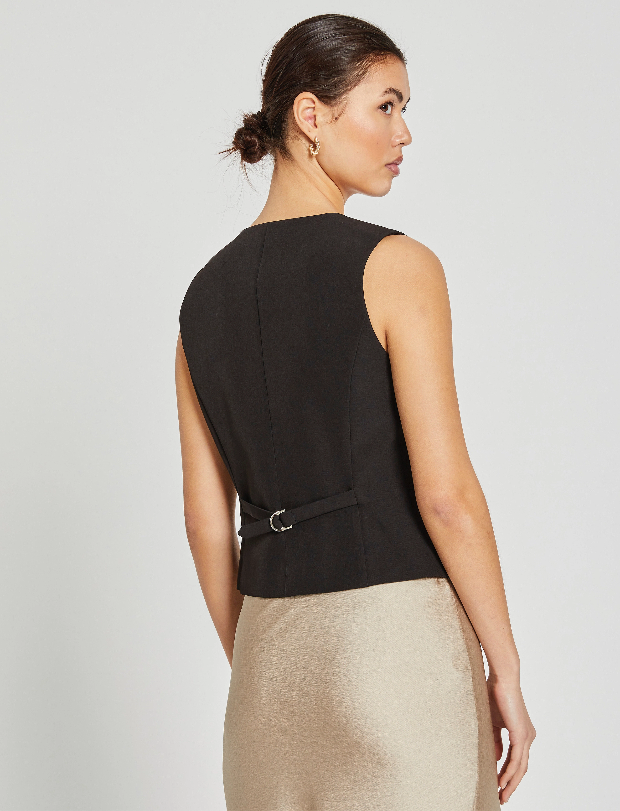 Bruuns Bazaar - RubySusBBBielle waistcoat - black - 3