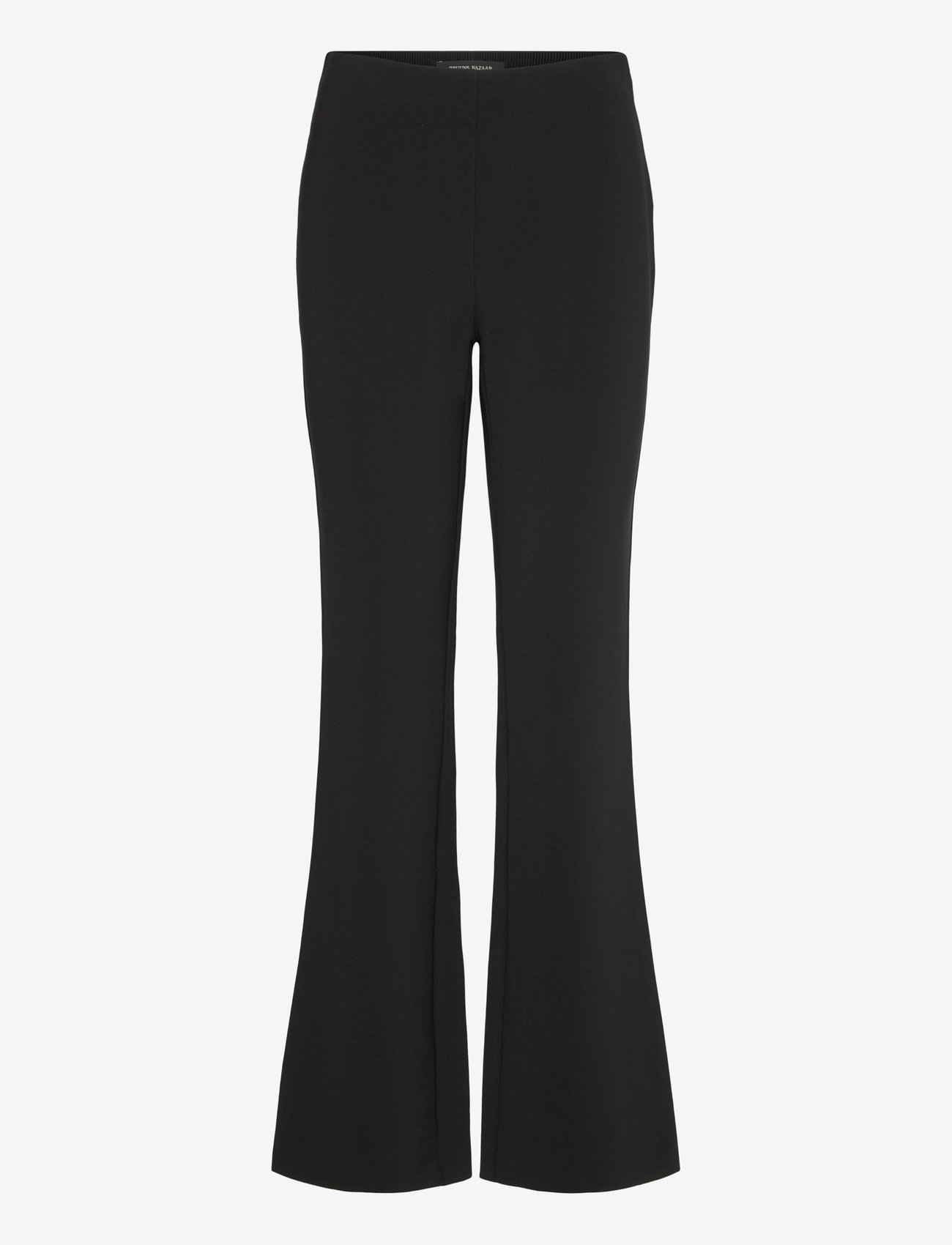 Bruuns Bazaar - BrassicaBBLyas Stitch pants - schlaghose - black with white stitches - 1