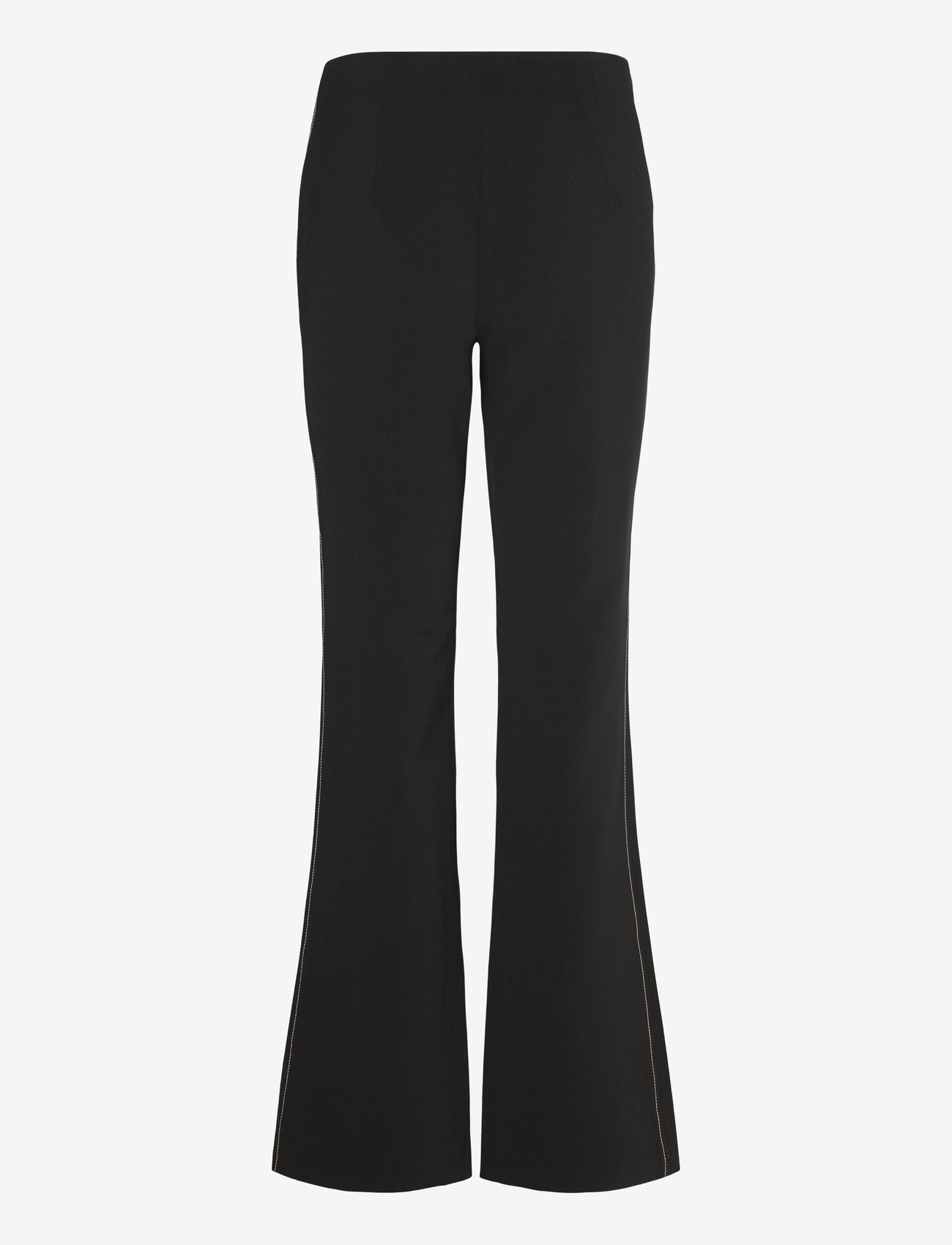 Bruuns Bazaar - BrassicaBBLyas Stitch pants - schlaghose - black with white stitches - 2