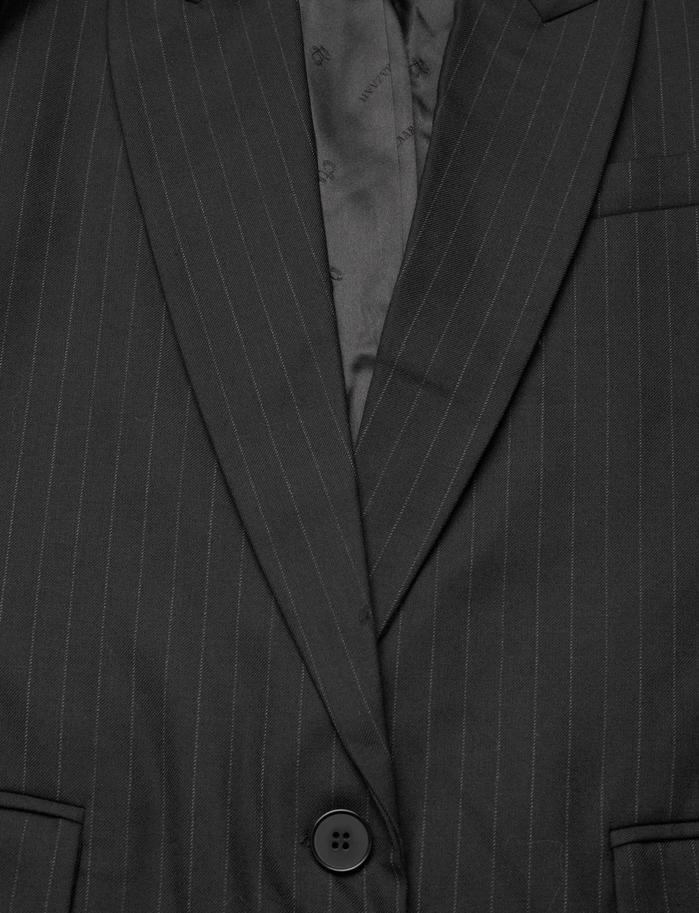 Bruuns Bazaar - BillBBFrida blazer - enkeltradede blazere - black pinstripe - 3