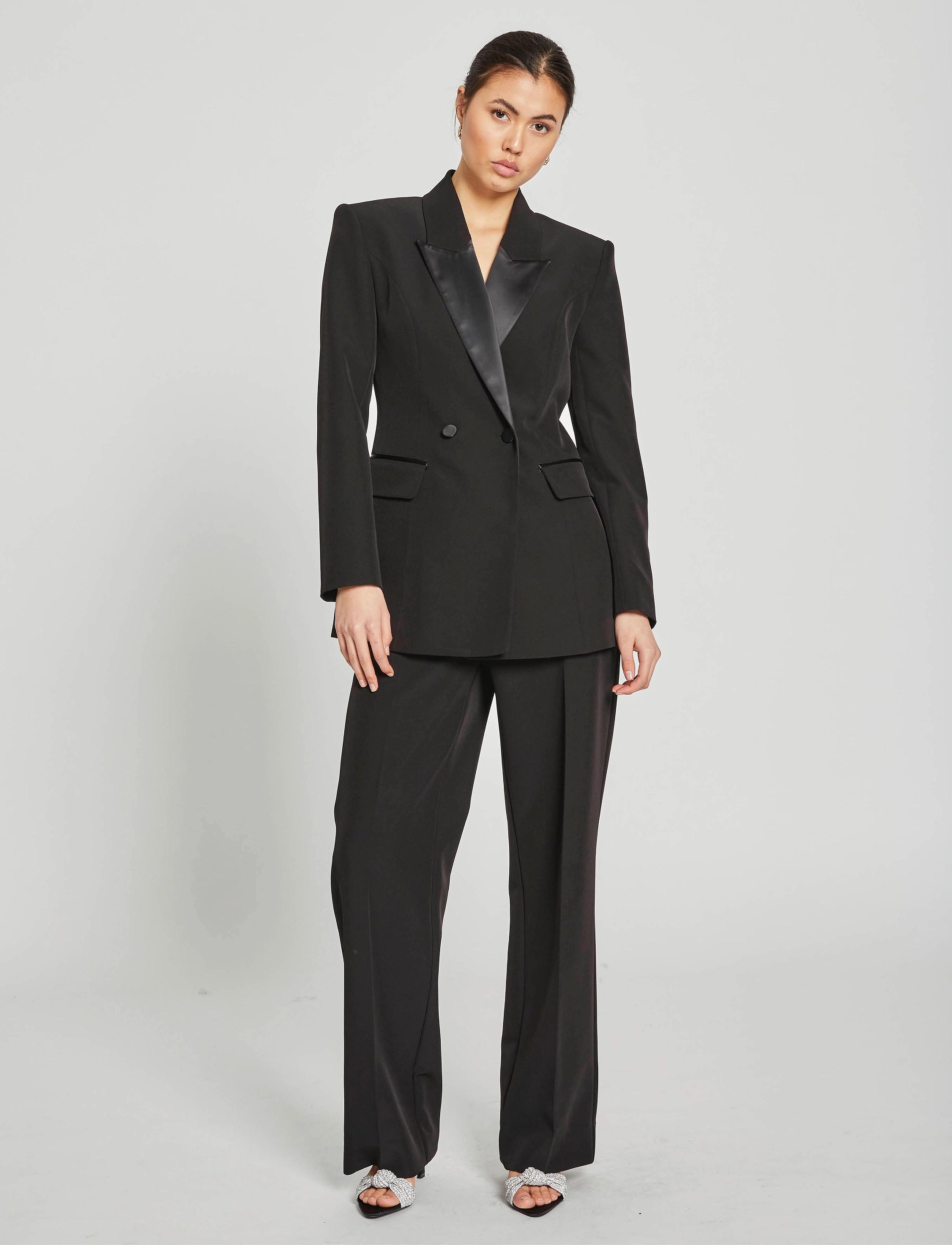 Bruuns Bazaar RubysusBBEleza pants - Tøj - BLACK / black