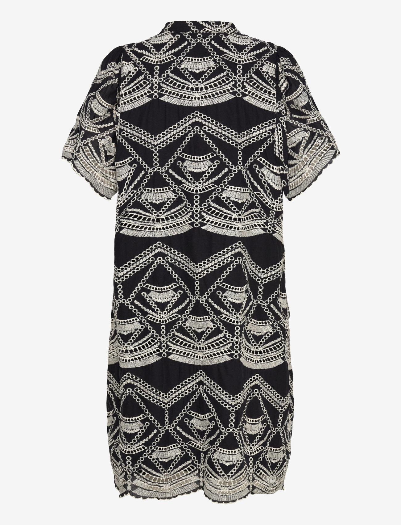 Bruuns Bazaar - ArvensisBBJulia dress - midi kjoler - black/cream - 1