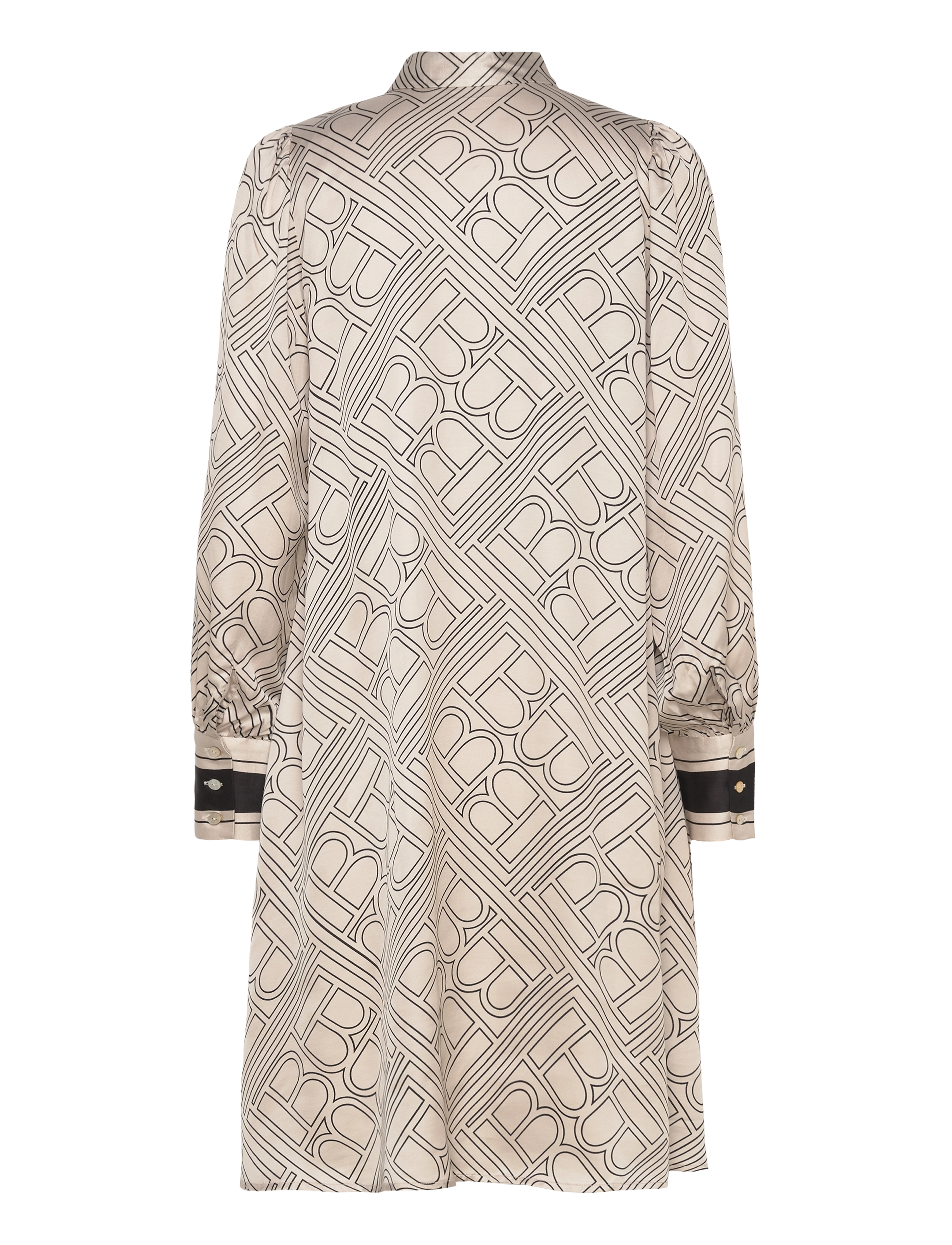 Bruuns Bazaar - FloretBBBecca dress - vidutinio ilgio suknelės - light logo print - 2