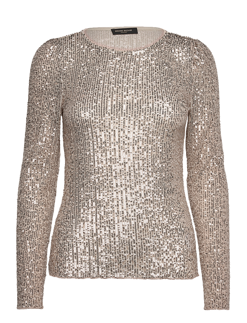 Bruuns Bazaar - IlexBBRound neck - langärmlige blusen - silver grey - 1